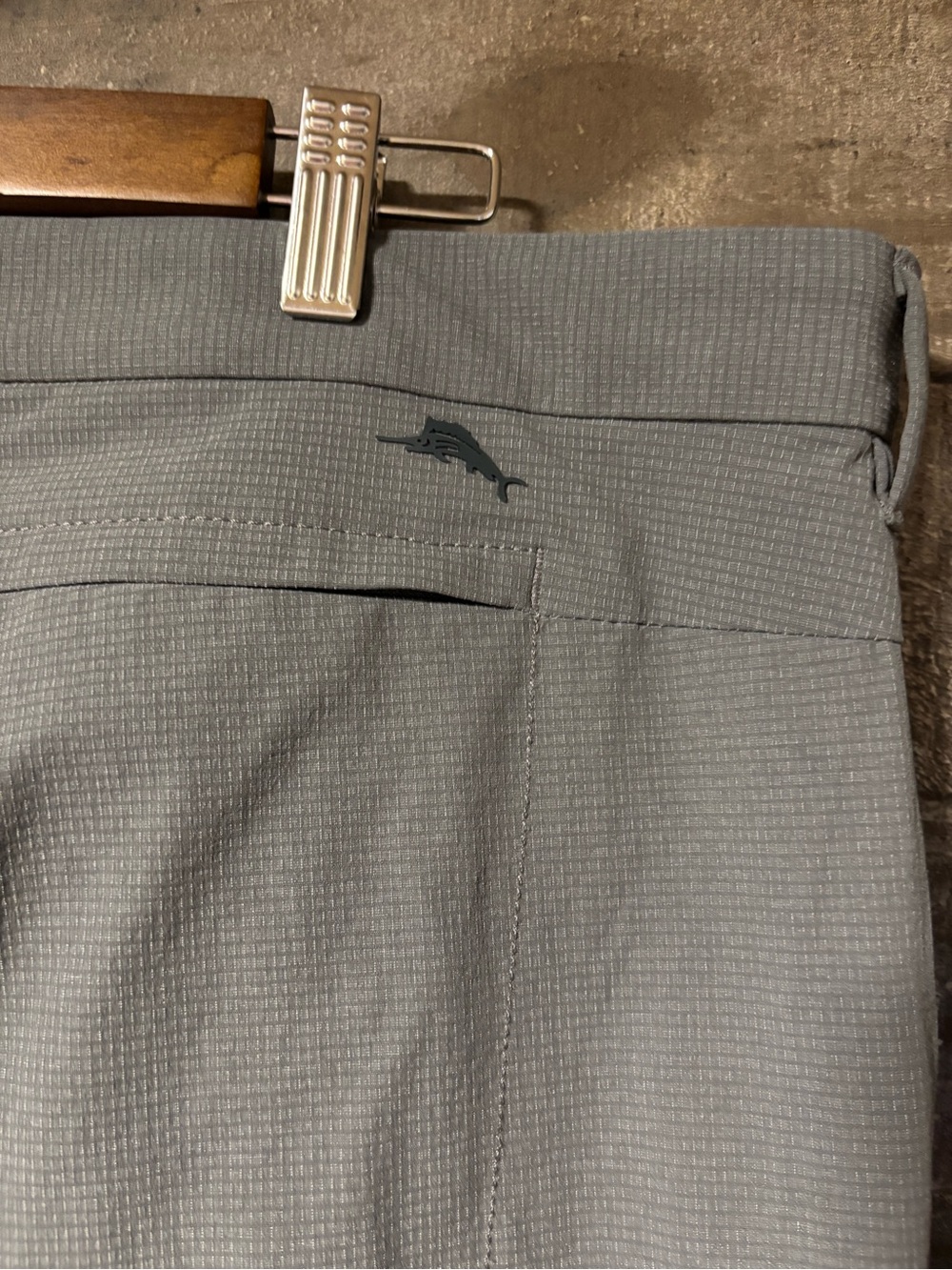 Tommy Bahama Light Gray Chip Shot Stretch Dress Pants 42x32 UPF 30
